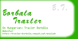 borbala traxler business card